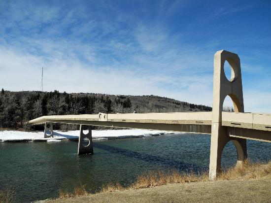 Edworthy Park pedestrain bridge.