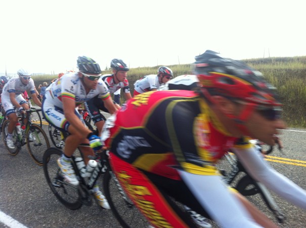 Tour of Alberta elite cyclists.