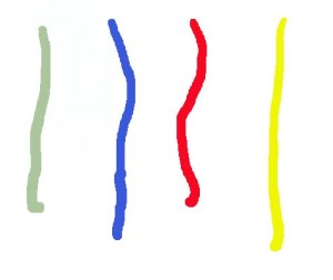 By separating out your worries, and making a decision on each, you now have neat little rows.