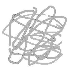 This is your brain on worry. A big tangled mess.