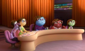 Riley's mom's Control Panel shows all five emotions working together.